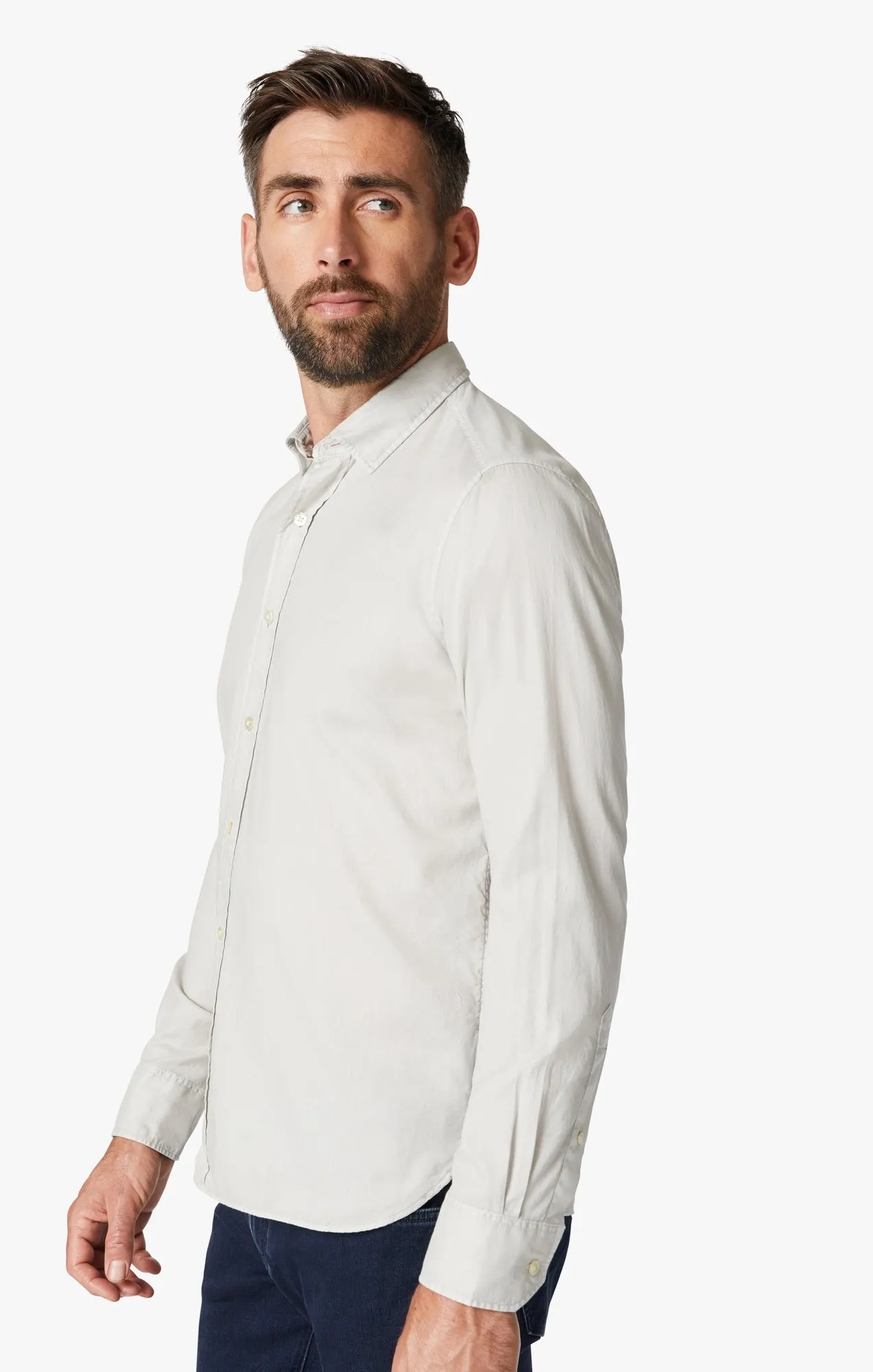 Poplin Shirt in Sand