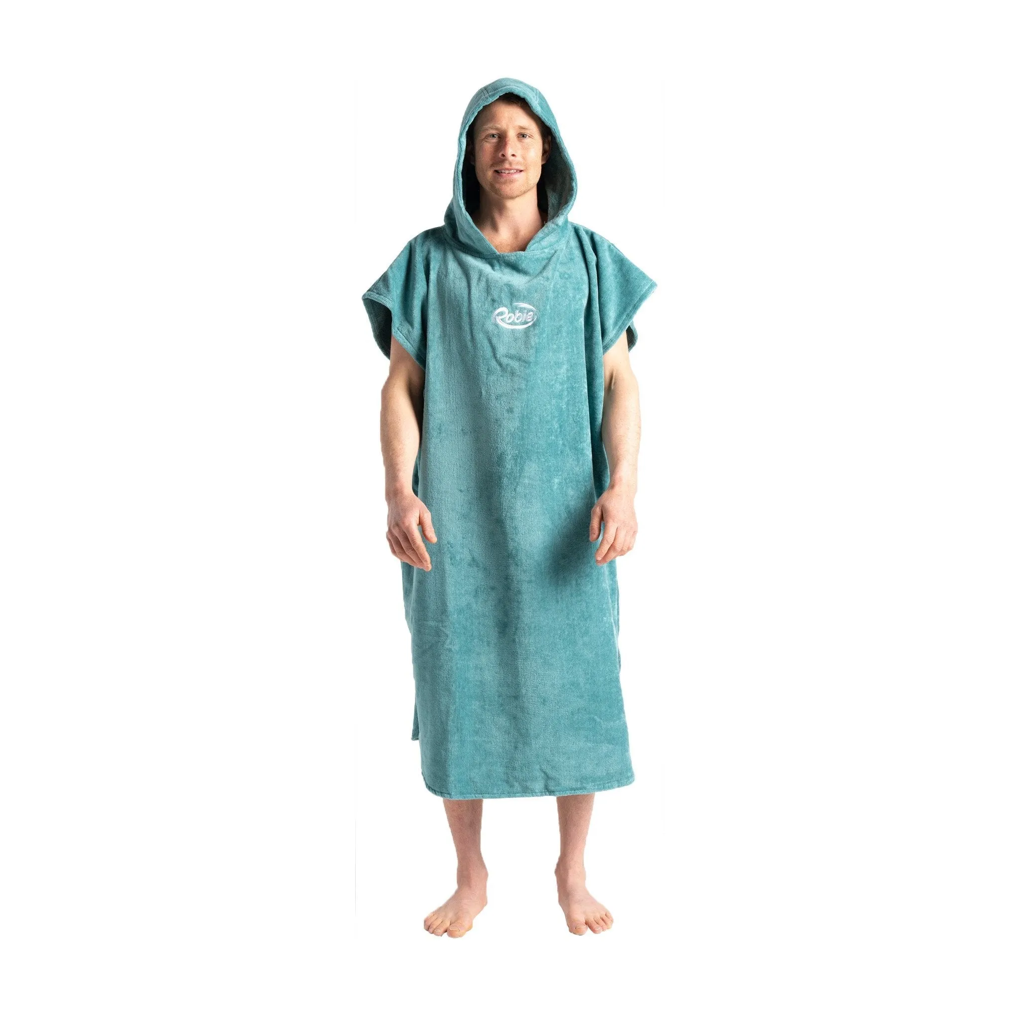 Robie Original Towelling Changing Robe Oil Blue