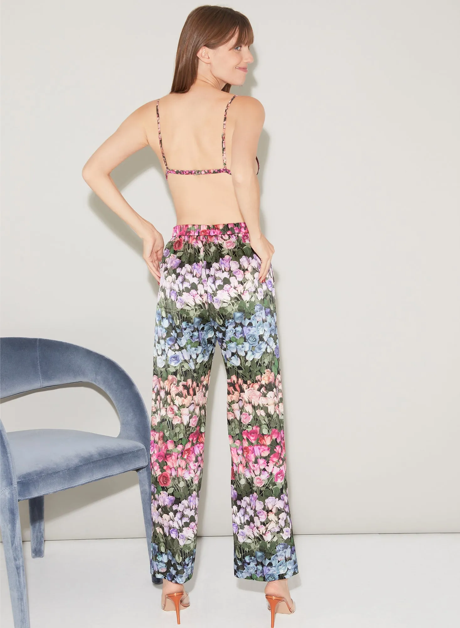 Rose Stripe Pant