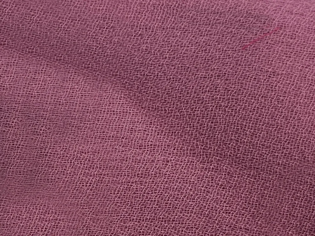 Rouge Pink Plain 60 Grams Georgette Fabric