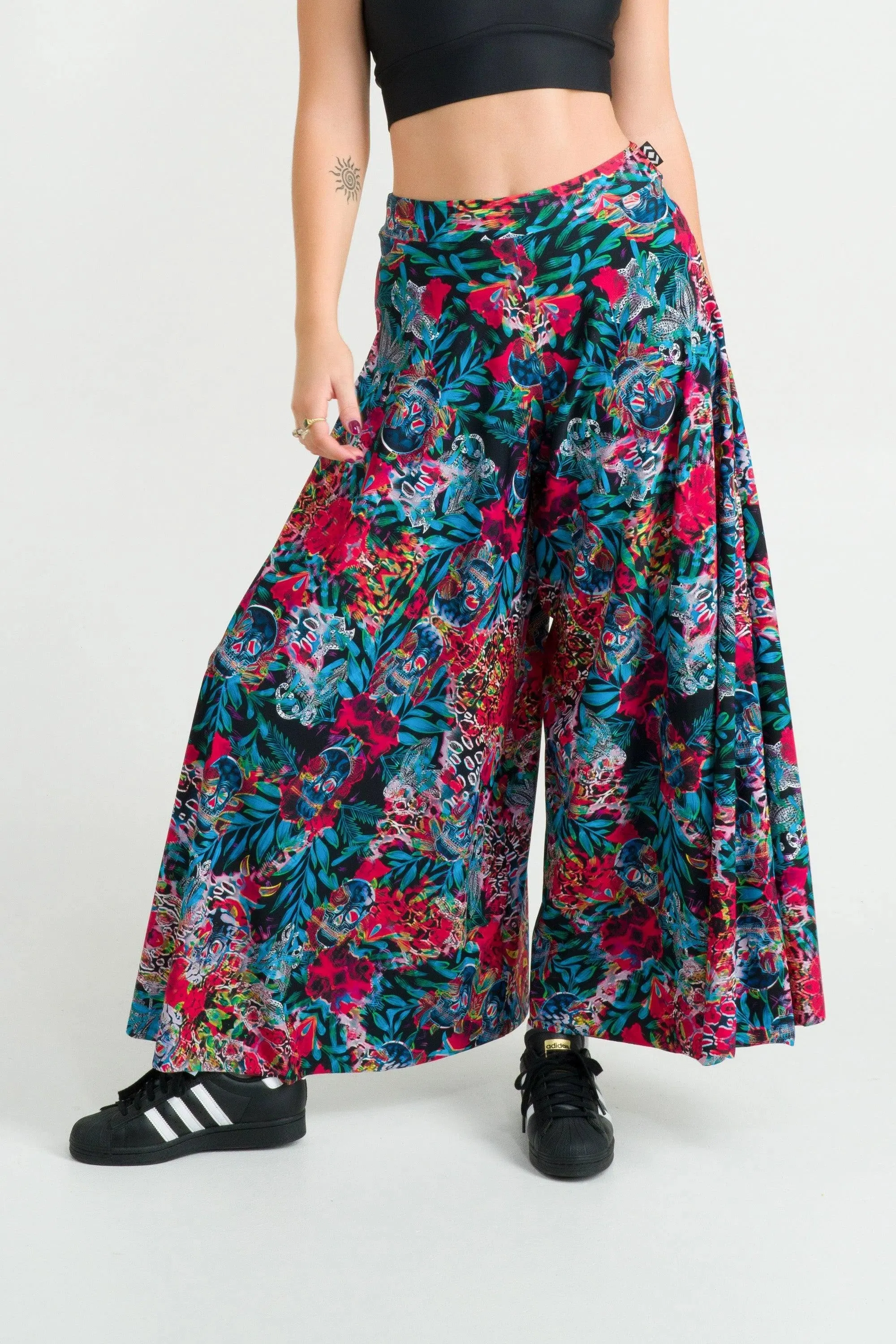 Silky Palazzo Pant - Voodoo Glitch