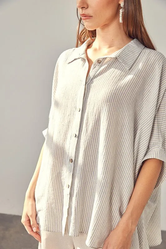 Skylar Striped Button Down Shirt