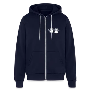 Snowfriends Small Logo Bella   Canvas Unisex Full Zip Hoodie