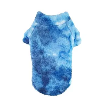 Soft Plush Pullover - Tie-Dye Blue