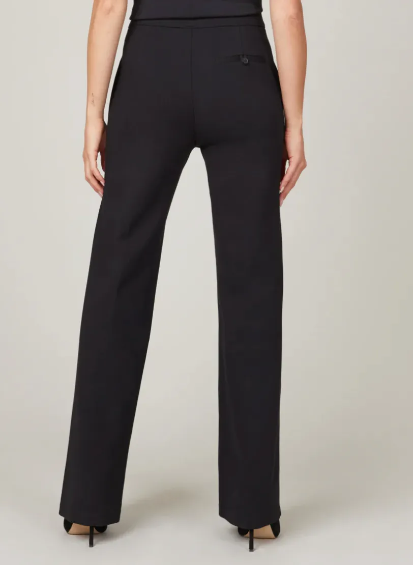 SPANX Smooth Perfect Fit Ponte Wide Leg Pant Petite