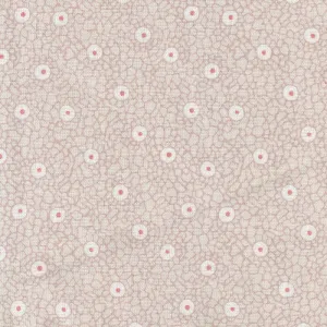 Stof Fabrics Quilters Basic Harmony Cell Spots on Grey Cotton Prints