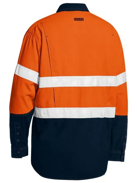 Tencate Tecasafe Plus 480 Taped Hi Vis Lightweight FR Vented Shirt - BS8237T