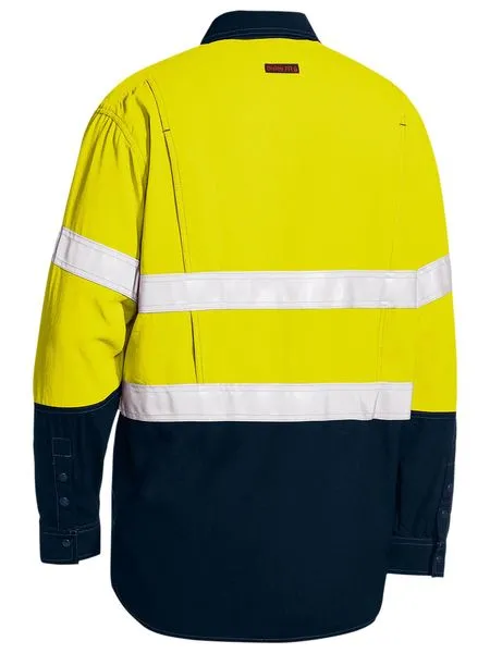 Tencate Tecasafe Plus 480 Taped Hi Vis Lightweight FR Vented Shirt - BS8237T