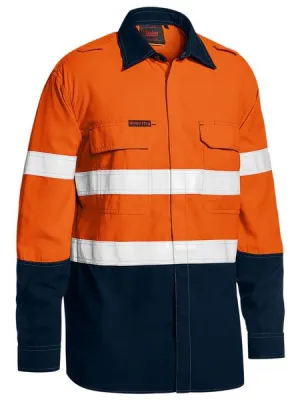 Tencate Tecasafe Plus 480 Taped Hi Vis Lightweight FR Vented Shirt - BS8237T