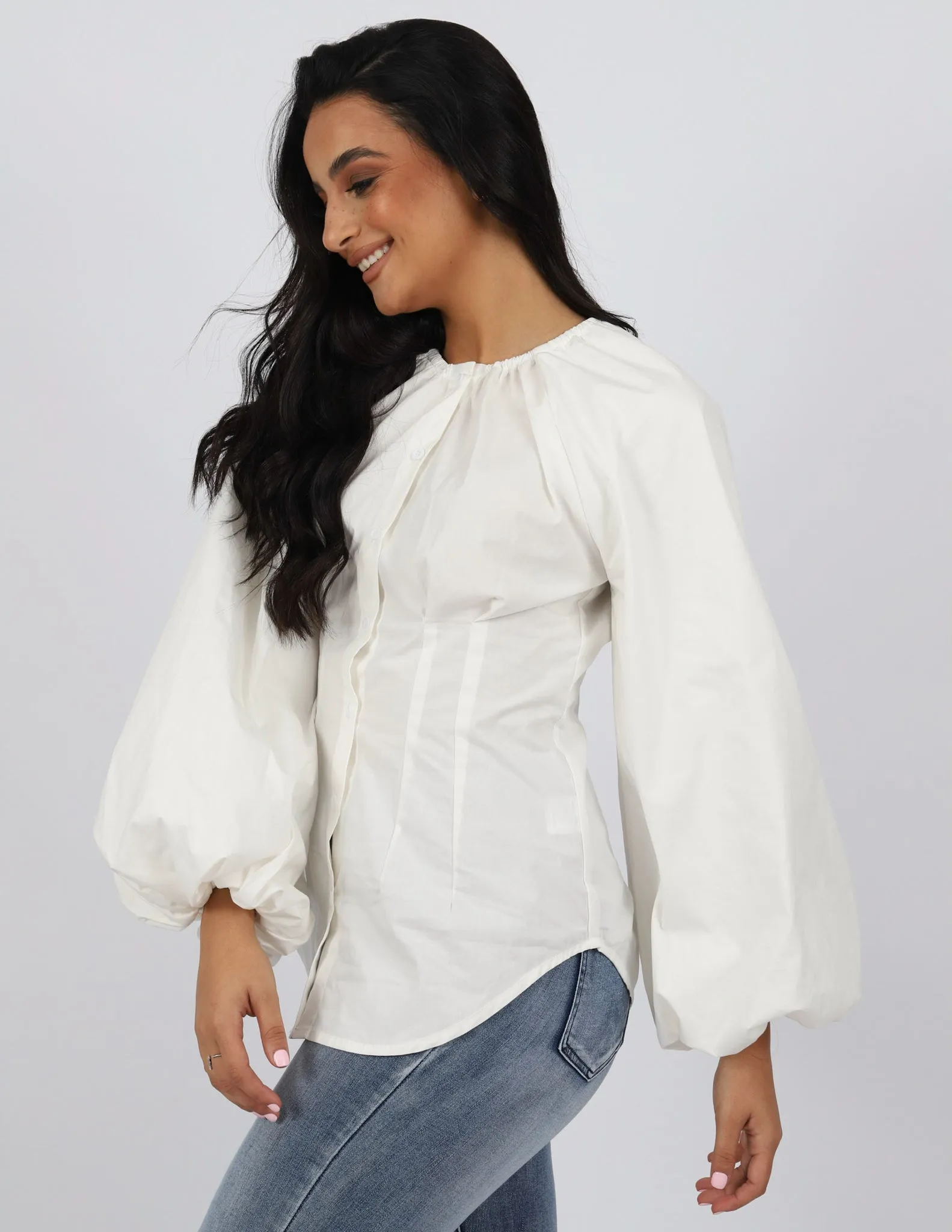 The Crescent Puff Sleeve Shirt