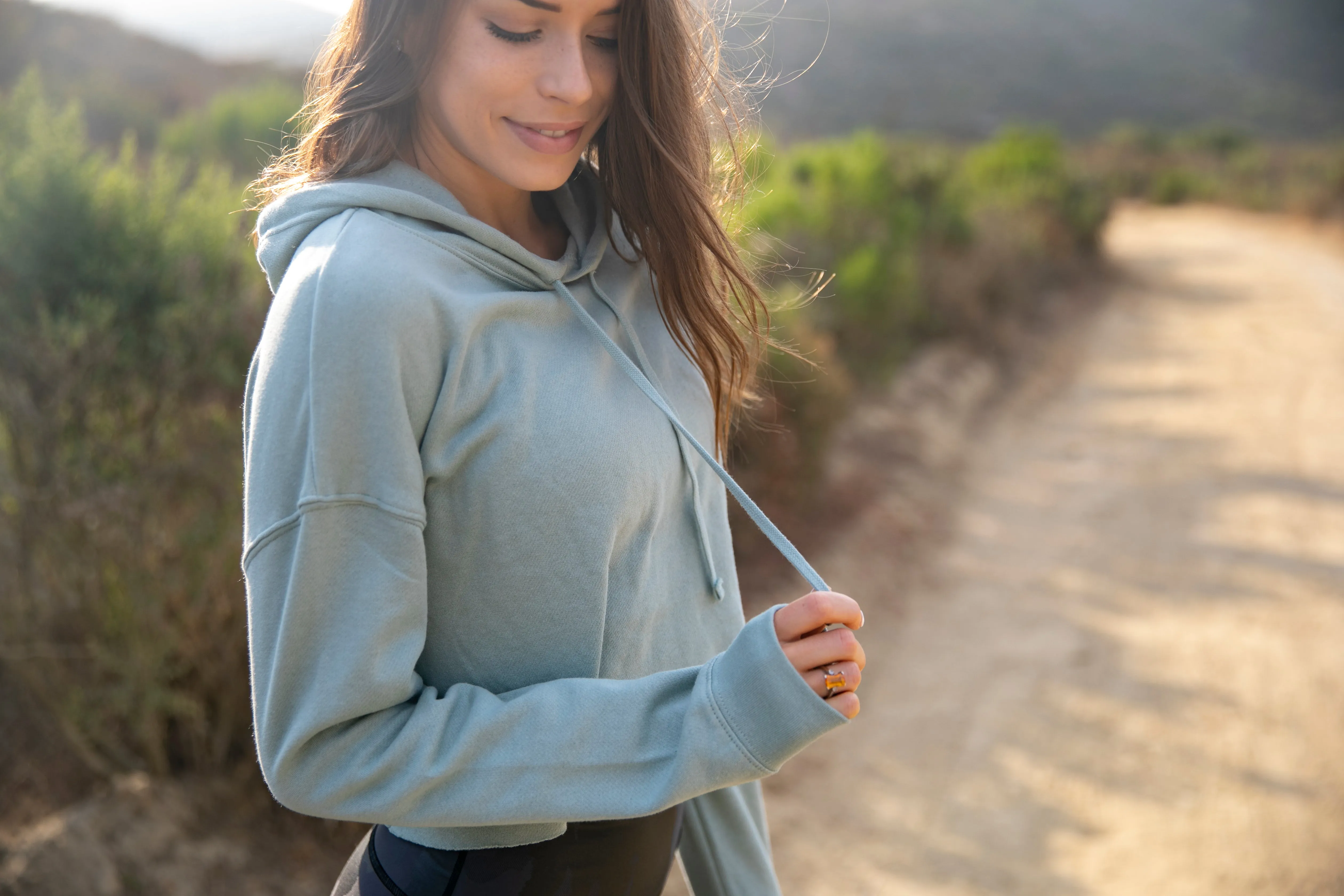 The Icon Lightweight Crop Hoodie Adult