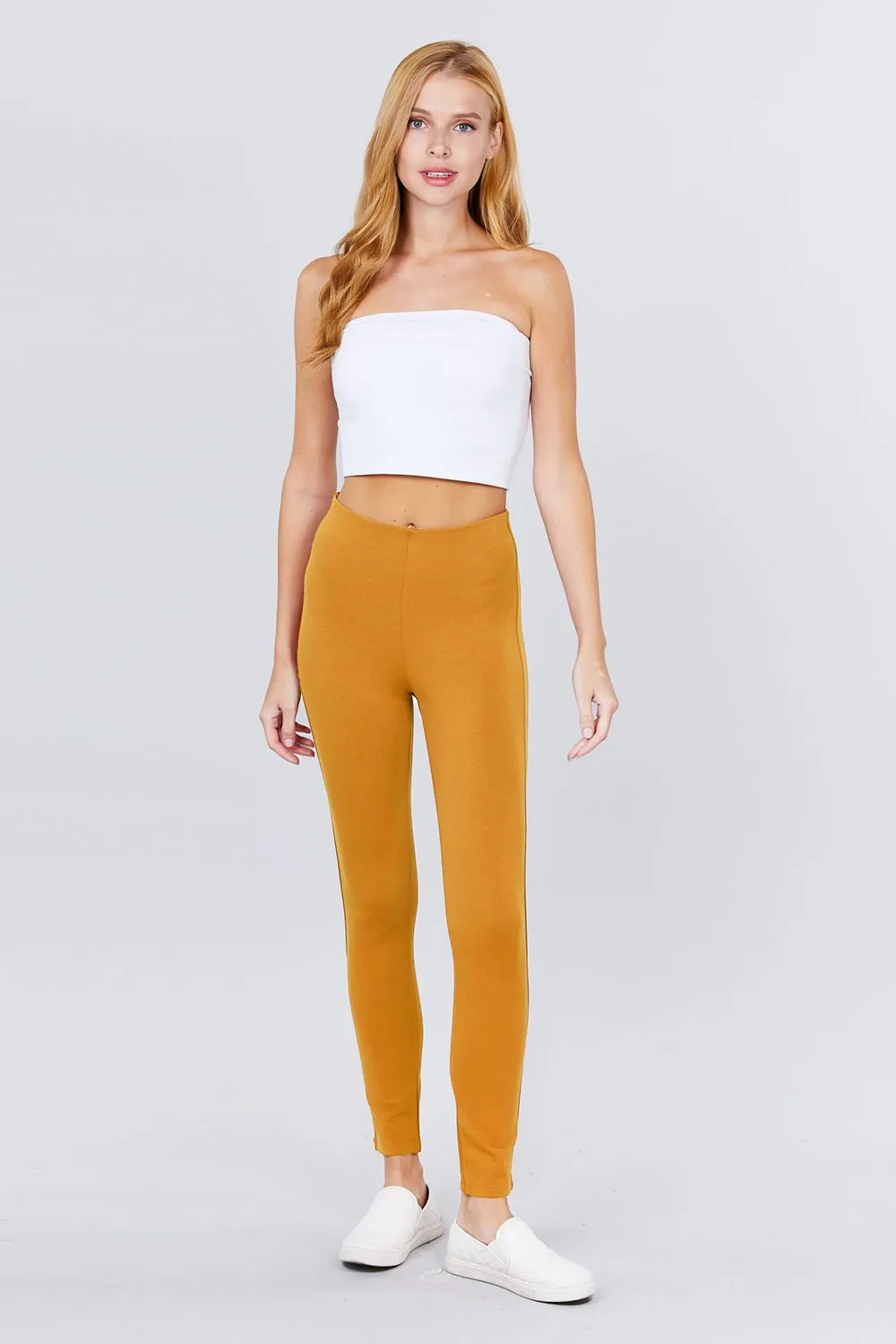 Waist Elastic Band Ponte Pants