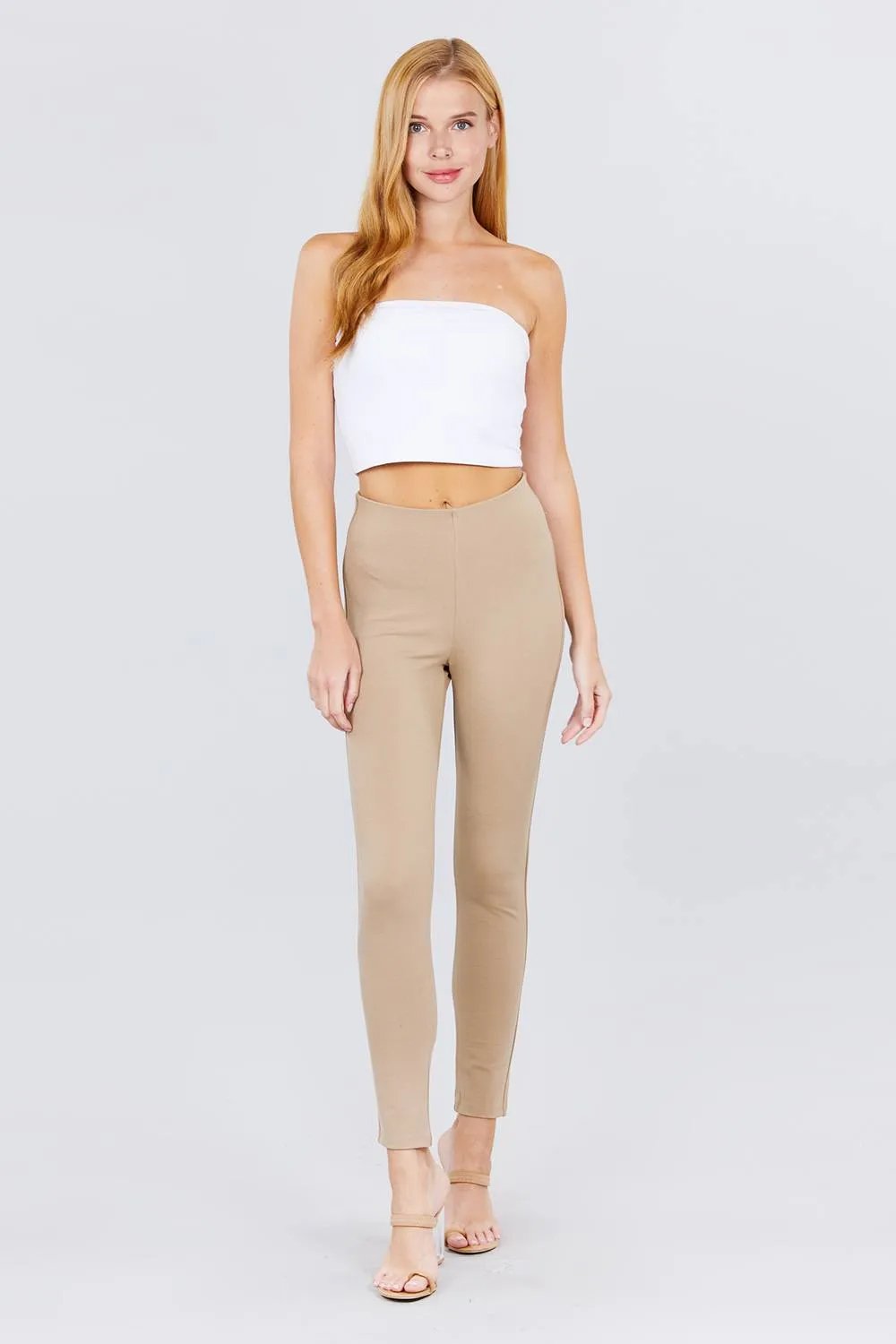 Waist Elastic Band Ponte Pants