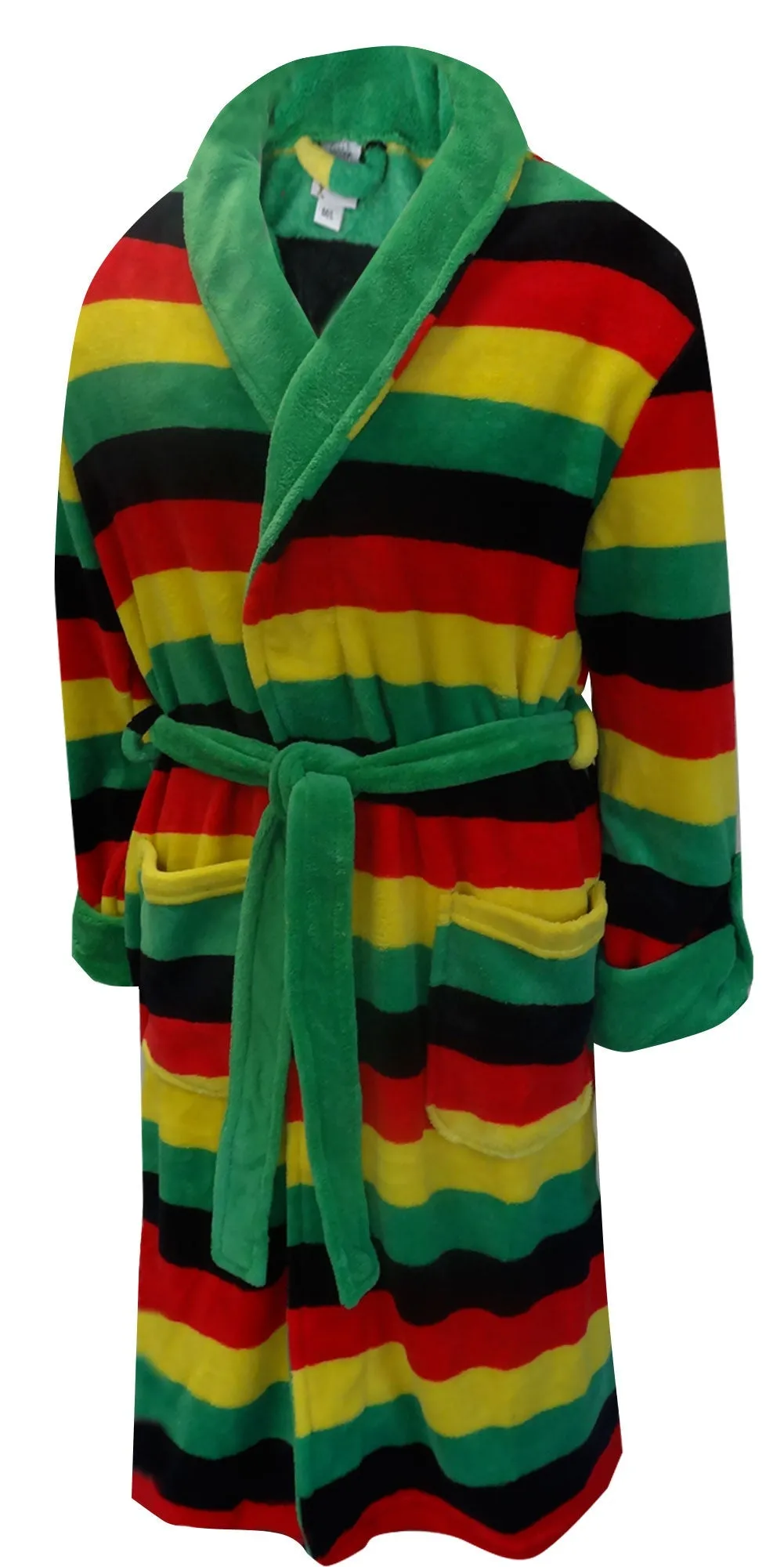 Weedman Rasta Stripe Ganja Pot Leaf Cozy Robe