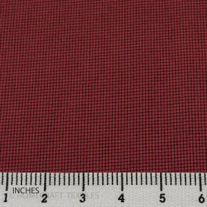 Wine Micro Check Cotton Print