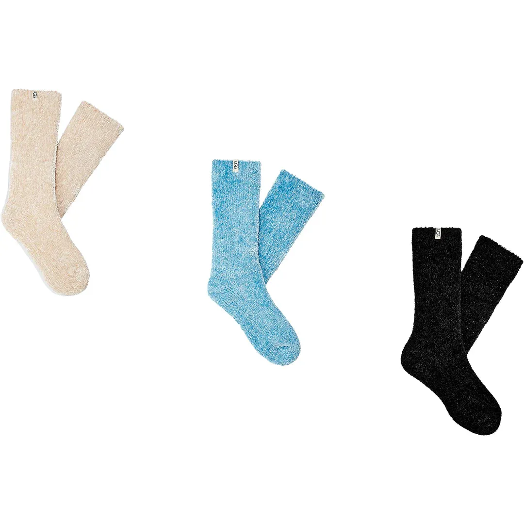 WOMEN'S UGG LEDA SPARKLE SOCKS 3 PACK | HORIZON / NIMBUS / BLACK