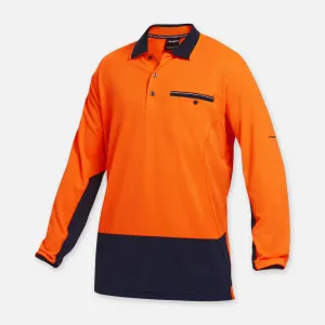 Workcool Hyperfreeze Hi-Vis Lightweight Long Sleeve Polo - K54840